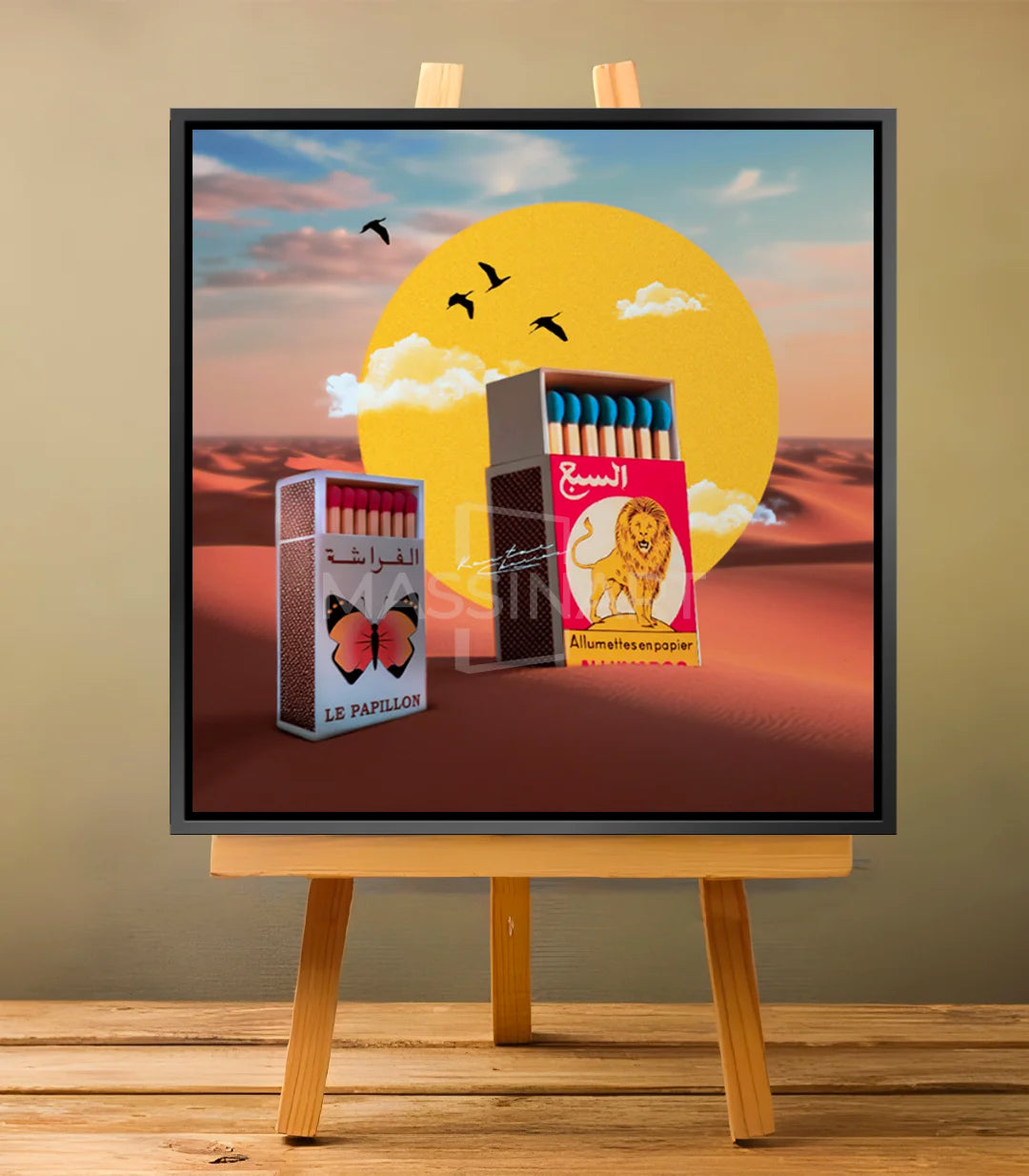 lou9id - signé par l'artiste Kawtar BRZ.